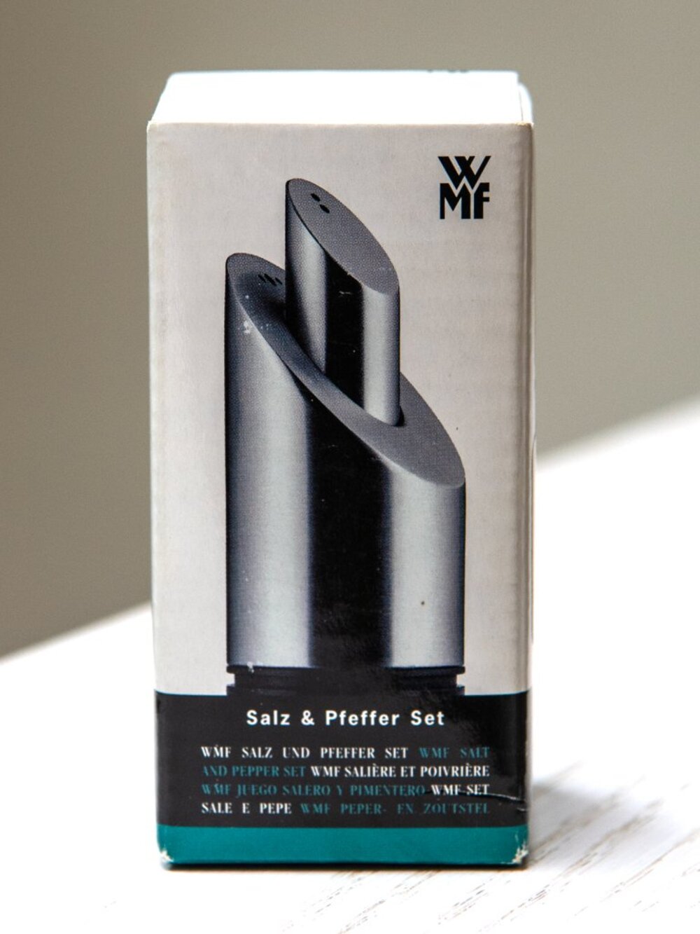 WMF Stainless Steel Salt & Pepper Shaker New Unused Still in Box